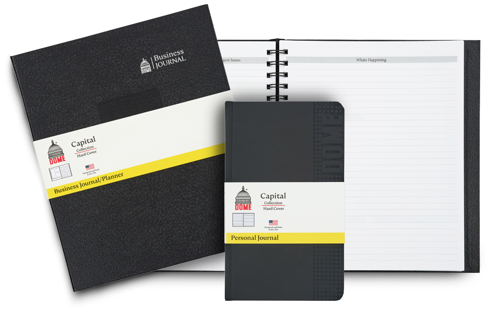 Dome personal and business journals and planners