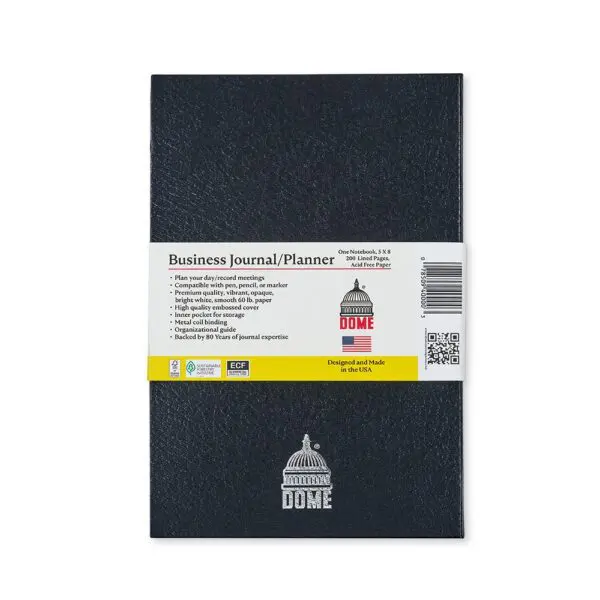 DOME Business Journal – 5 x 8 Inch Hardcover Professional Planner Notebook - Image 6