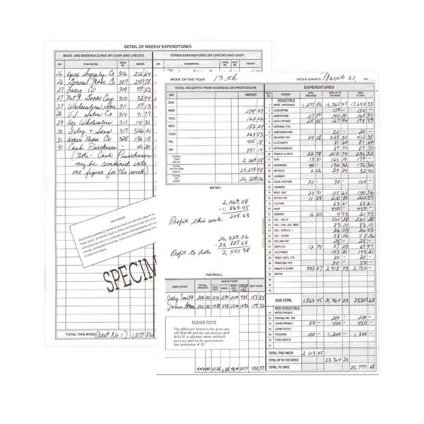 Dome Weekly Bookkeeping Record - Image 2