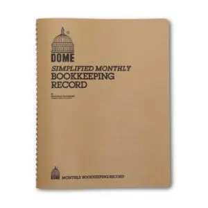 Dome Monthly Bookkeeping Record