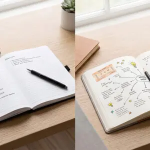 Lined vs. blank journal