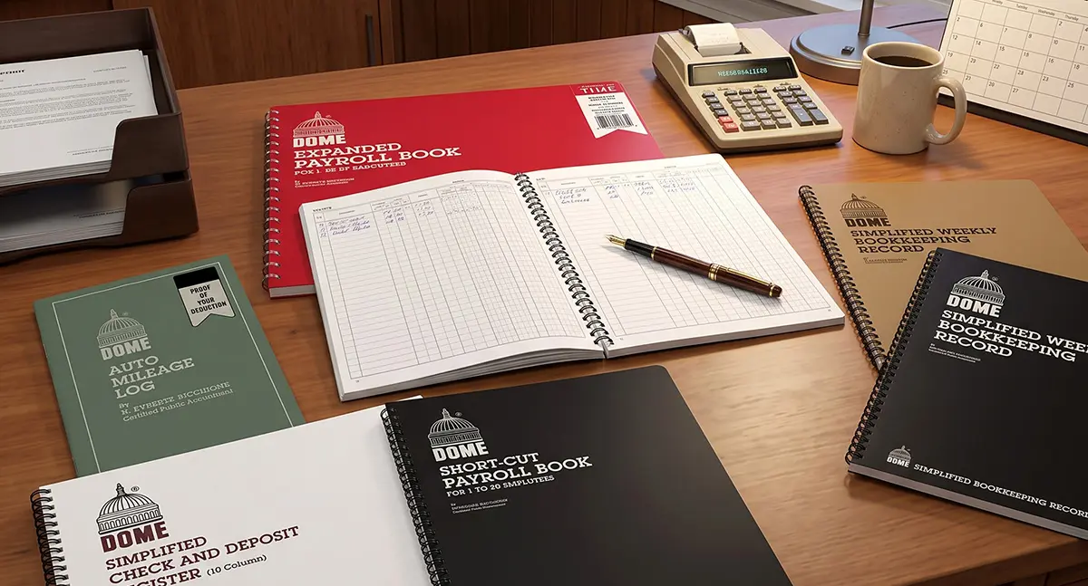 Dome accounting and bookkeeping books
