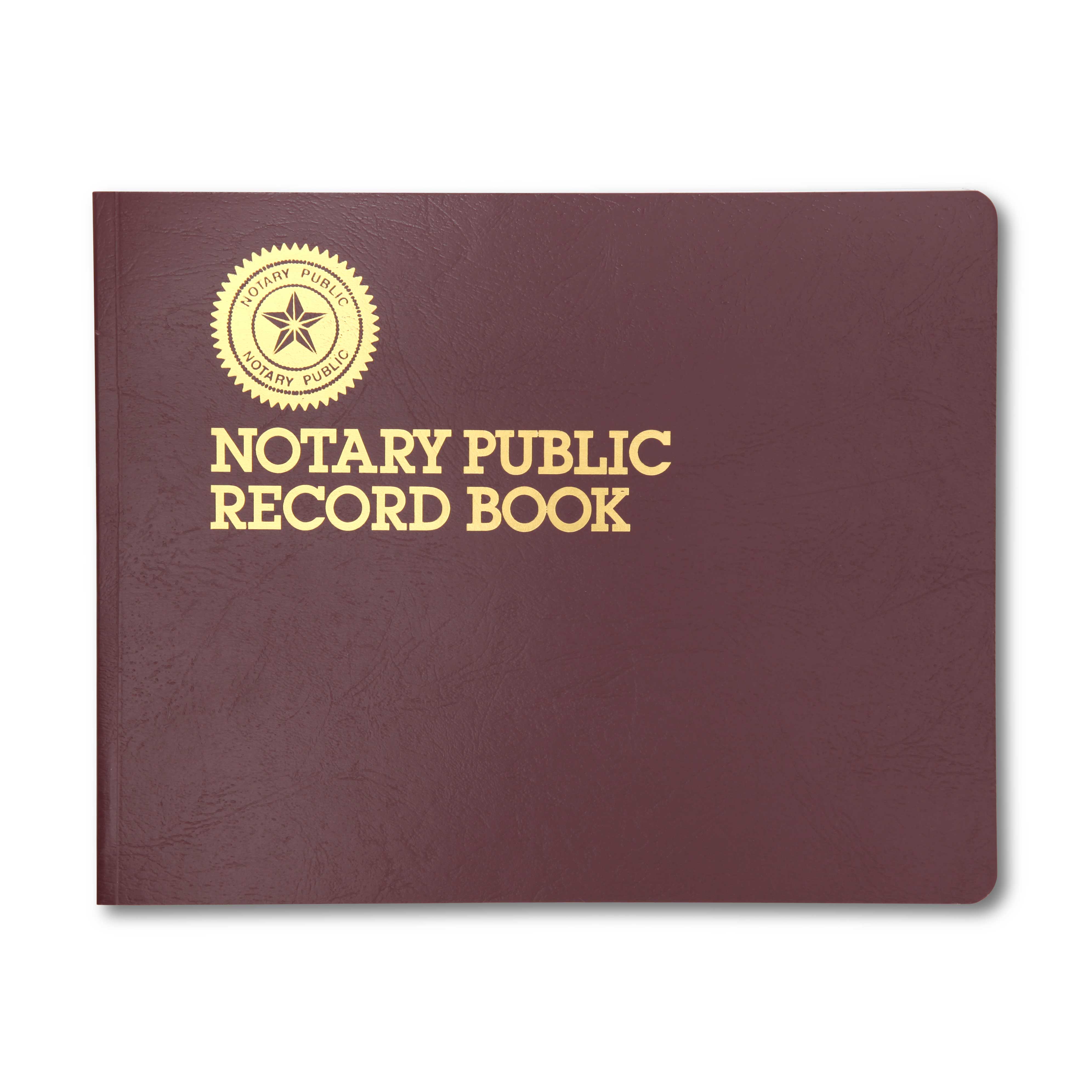 2 Pack 880 Notary Public 8 1/2 x 10 1/2 Inch 60-Page Record Book