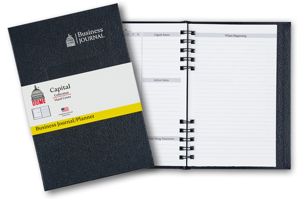 Dome personal and business journals and planners