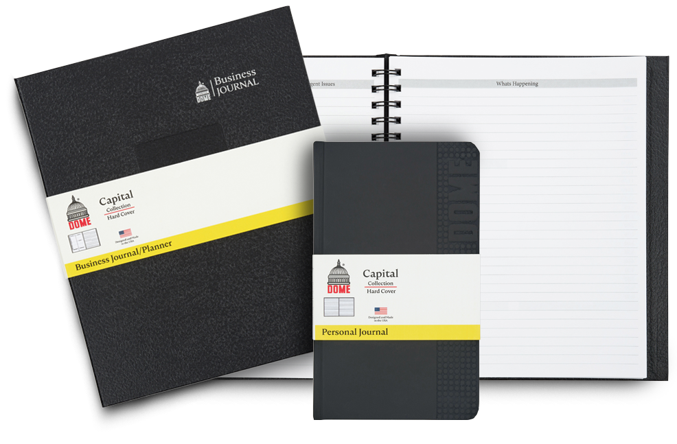 Dome personal and business journals and planners